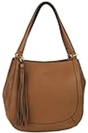 Gabor Bags Aki Dames Shopper Schoudertas Ritssluiting Groot Cognac Bruin, , Large, modern