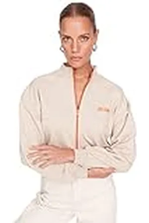 Trendyol Dames staande kraag effen nauwsluitend sweatshirt, , S