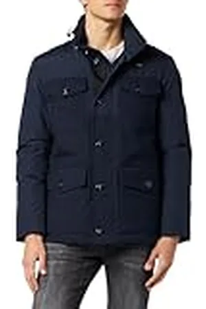 Blauer Blouson Gewatteerde verenjas voor heren, , XL