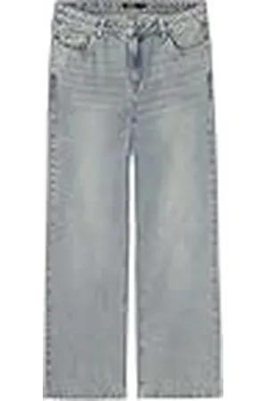 NAME IT Meisjes Nlfmirty DNM Lw Wide Pant Brede Jeans, , 176