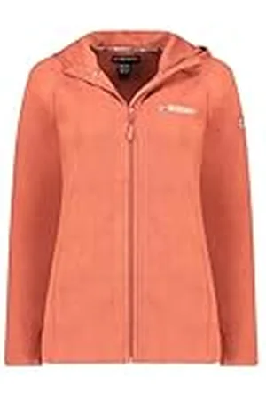 Geographical Norway Tugood Lady Fleece, warm, voor dames, ritssluiting, herfst, winter, lente, warm, lange mouwen, trui, bont, zacht, comfortabel, outdoor (roest 2XL), , XXL