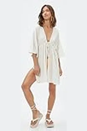 Koton Strandjurk met V-hals voor dames, , S