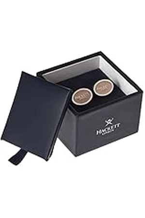 Hackett Heren OVAL Diamond Hacket Manchet Links, , One Size