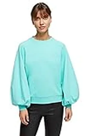 Karl Lagerfeld Dames Sweatshirt met ballonmouwen met logo S
