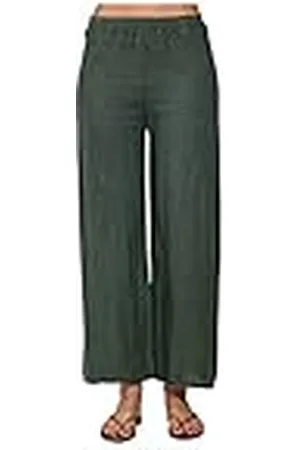 Bonamaison TRYSC101502 Casual broek voor dames, lichte kaki, L