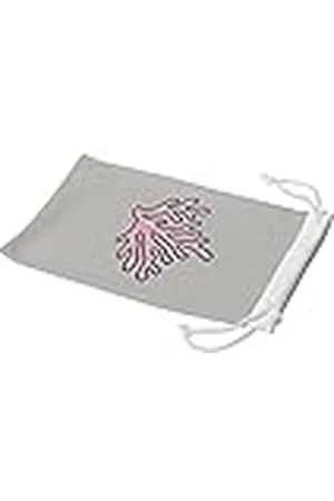 Bonamaison Digitaal bedrukte brillenzakje, zonnebril, 100% katoen, zacht en slank, beschermende brillenetui met trekkoordsluiting, 1 stuk, 11x19 cm