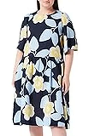 Seidensticker Dames regular fit blousejurk korte mouwen jurk, , 48, , 48