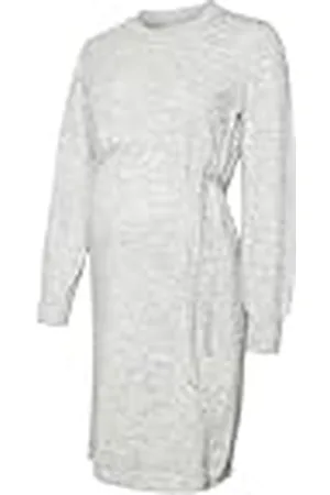 Mama;licious Mlnewanne L/S Abk Knit Dress A. Noos, , XL
