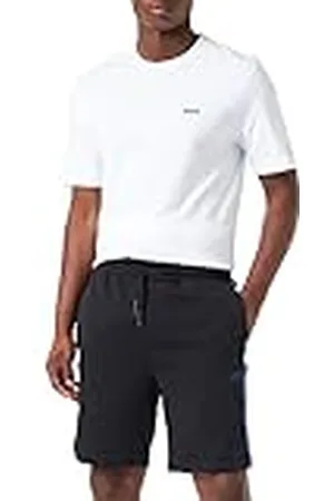 HUGO BOSS Heren Headlo 1 shorts van elastische katoenmix met tape-details, , XS