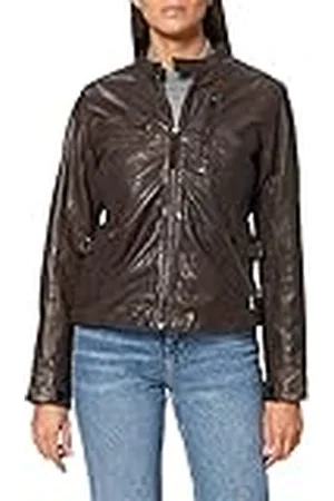 G-Star RAW Leren bikerjack voor dames.