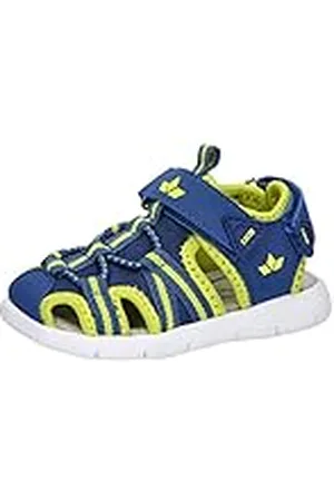 LICO Nikita Vs loopschoenen voor kinderen, uniseks, blauw citroen, 23 EU