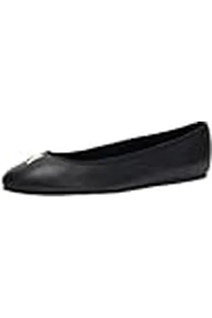 Tommy Hilfiger Dames TH lederen ballerina, , 36 UK, , 36 EU