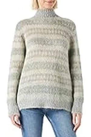 Benetton Rolkraag M/L 1242E2014 pullover, meerkleurig, blauw 64H, XS dames