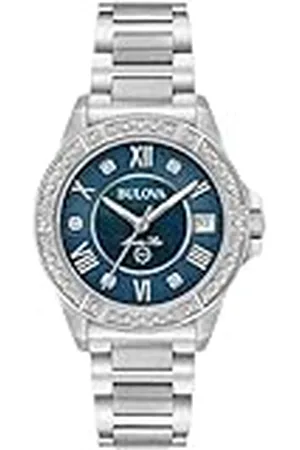 BULOVA Heren analoog klassiek quartz horloge met roestvrij stalen band 96R215