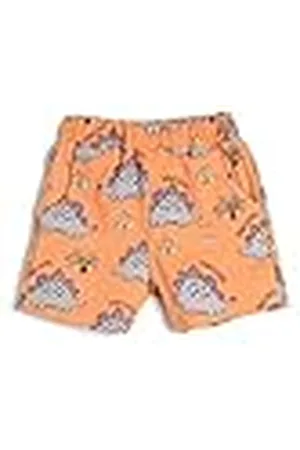 Koton Babyboys Dinosaur bedrukte elastische tailleband katoenen shorts, , 9-12 Maanden