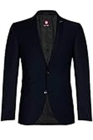 Club of Gents AMF-Cliff Ss Suit Jacket voor heren, Blauw (Blauw 63), 46