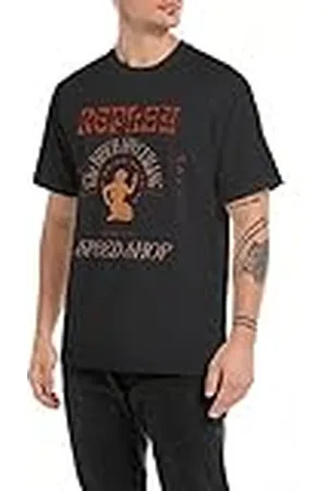 Replay Heren M6695 T-shirt, 098 Black, S, , S