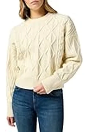 Wrangler Cable Knit Sweater Pullover voor dames, , S