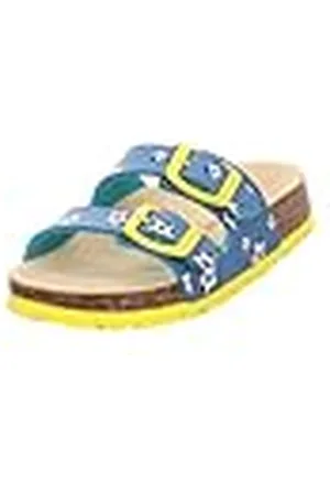 Superfit Voetbedpantoffels voor jongens, Blauw Blauw Blauw 8050, 24 EU