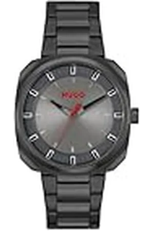 HUGO BOSS Analoog kwartshorloge met zwarte roestvrijstalen armband voor heren - 1530311