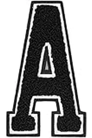 Urban classics UC Letter A Sew-On Letters One Size