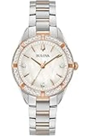 BULOVA Vrouwen analoog quartz horloge met roestvrij stalen band 98R281, armband