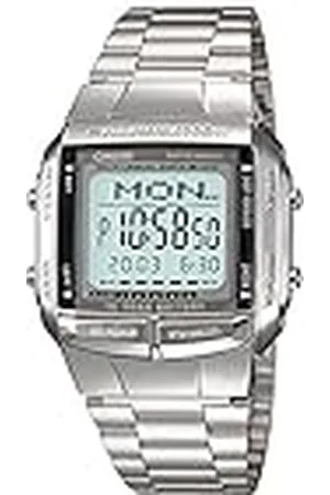Casio Unisex Digitaal Quartz Horloge Met Roestvrij Stalen Band DB27, , Digitaal