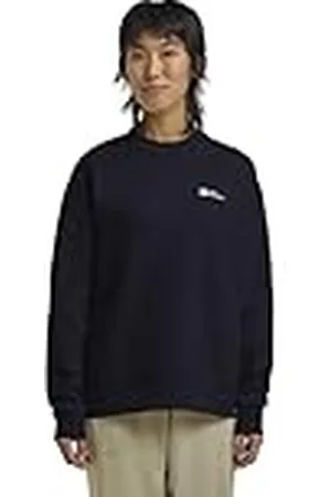Jack Wolfskin Essentiële trui met ronde hals voor dames, donkermarineblauw, L, , L
