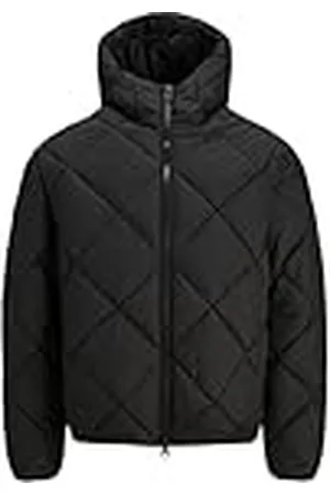 JACK & JONES Heren Jcodynamic Puffer Jacket, Black, m, , M