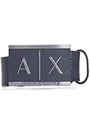 Armani Exchange Mannen Plated Logo Placque riem