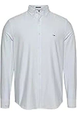 Tommy Hilfiger TJM Slim Oxford Shirt EXT DM0DM20668 L/S, blauw (Colorado Blue Stripe), L, , L