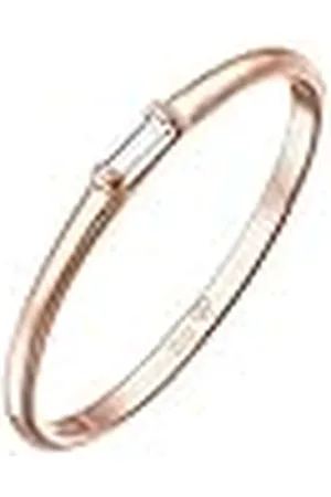 Elli Vrouwen Zilver Gestapelde Ring - 0611350917_54, 54 cm, Zilver, Topaas