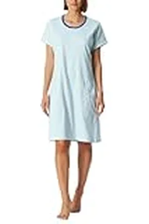 Schiesser Dames Bigshirt Korte Mouw Casual Essentials Nachthemd, , 46, , 46