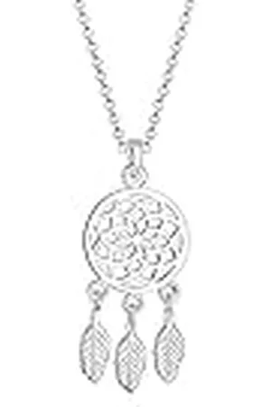 Elli Halsketting Dames Dromenvanger Veer Hanger Boho in 925 Sterling