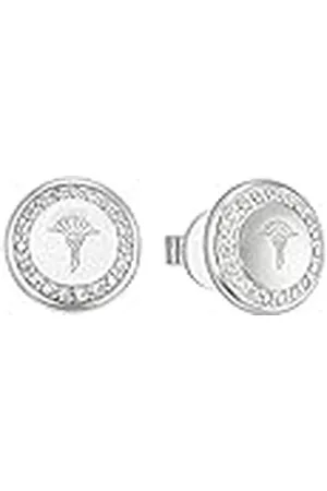 JOOP! JOOP oorstekers 925 sterling zilveren dames oorsieraden, met cubic zirconia synth., 1 cm, , Wordt geleverd in sieraden geschenkverpakking, 2025052