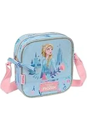 Safta Frozen Ice Magic Kleine schoudertas voor kinderen, ideaal voor kinderen van 5 tot 14 jaar, comfortabel en veelzijdig, kwaliteit en duurzaamheid, 16 x 4 x 18 cm, , M, Casual