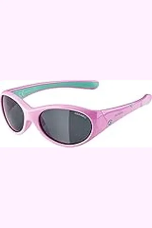 Alpina FLEXXY GIRL - Flexibele en onbreekbare zonnebril met 100% UV-bescherming voor kinderen, rose-mint gloss, eenheidsmaat
