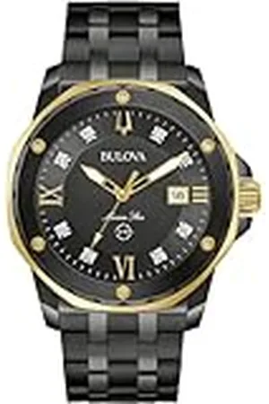 BULOVA Heren Analoog Quartz Horloge met Roestvrij Stalen Band 98D176, , Quartz Beweging
