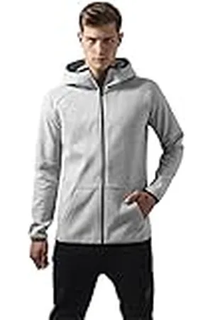 Urban classics Athletic High Neck Interlock Zip Hoody voor heren, , XXL