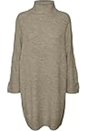 VERO MODA Gebreide damesjurk VMJUPITER midi-jurk, , M