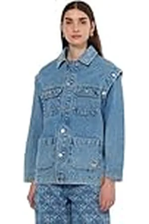 Scotch&Soda Denim jas voor dames, met afneembare mouwen, Lakehouse, M