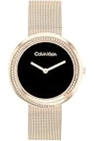 Calvin Klein Analoge Quartz Horloge Twist Collectie voor Vrouwen met Roestvrij Staal Mesh Armband, , armband