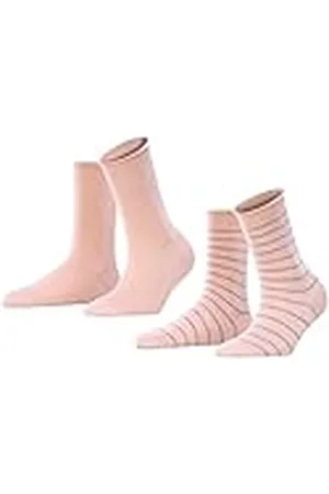 Falke Dames Sokken Happy Stripe Multipack W So katoen gedessineerd 2 paar, , 35-38