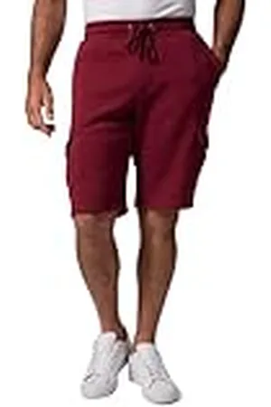 JP 1880 Heren, grote maten, sweat-cargo bermuda, elastische tailleband, cargozakken, , XL