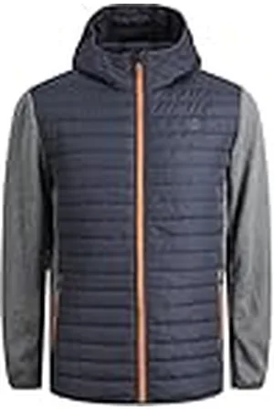JACK & JONES Bestseller A/S JJEROCKY Faux Bomber PLS Herenjas, Jet Black/Detail: Faux Suede, 6XL, , 6XL