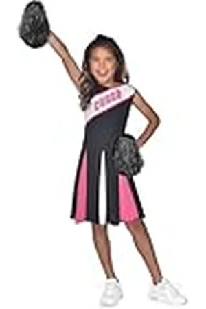 Amscan Kinds Zwart, & Wit Cheerleader Fancy Dress Kostuum, , 12-14 jaar