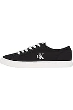 Calvin Klein CK JEANS Heren ESS VULC LOW MG CANVAS YM0YM01209 Top, zwart (Ck Zwart/Helder Wit), 7 UK, , 39.5 EU