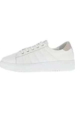 Andrea Conti Lage sneakers voor dames, wit/zilvergrijs, 42 EU, , 42 EU