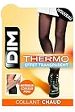 Dim 1 x Thermo panty voor dames, warm en transparant, 80D, , S-M