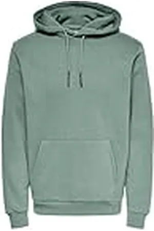 Only & Sons Heren O&S Zachte Kap Hoodie Basis Sweater Jumper ONSCERES, Colour: , Size:L